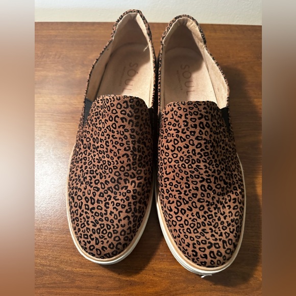 Women’s Soul Naturalizer suede leopard slip on 10 - Picture 4 of 4